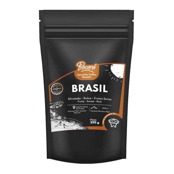 Café de Brasil Bourbon rojo en grano 250g
