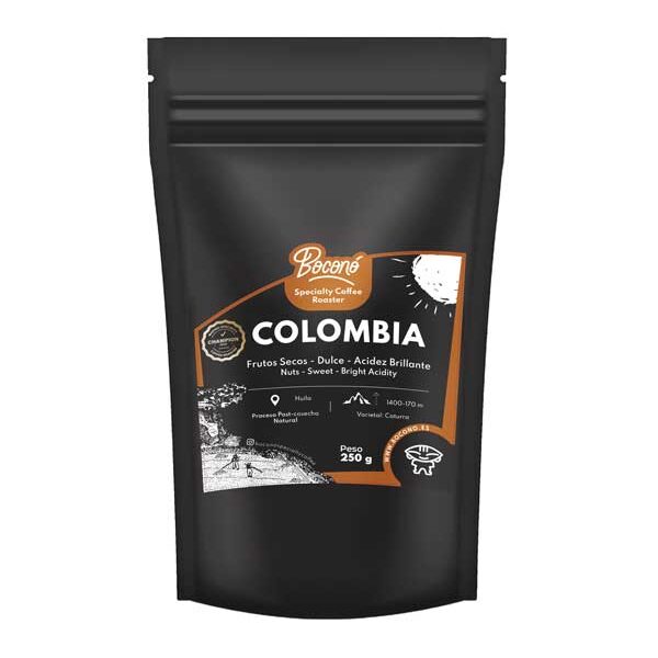 Café de Colombia Caturra en grano 250g