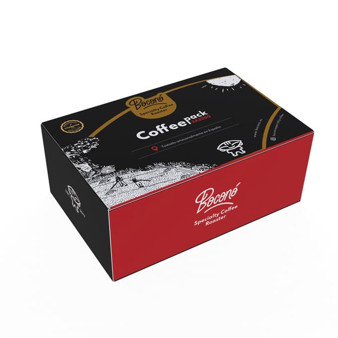 Paquetes de cafe de 250g con todos sus datos y trazabilidad4
