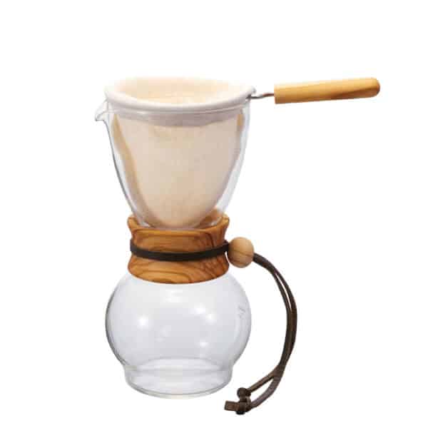 Hario Drip Pot 480ml Olivewood cafetera de goteo
